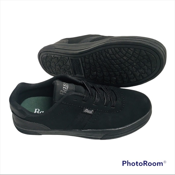 NEW G.H. BASS & CO. Slip-On Laced Shoe Boy's Size 3 Kid's Medium Width Black NIB - Picture 6 of 16